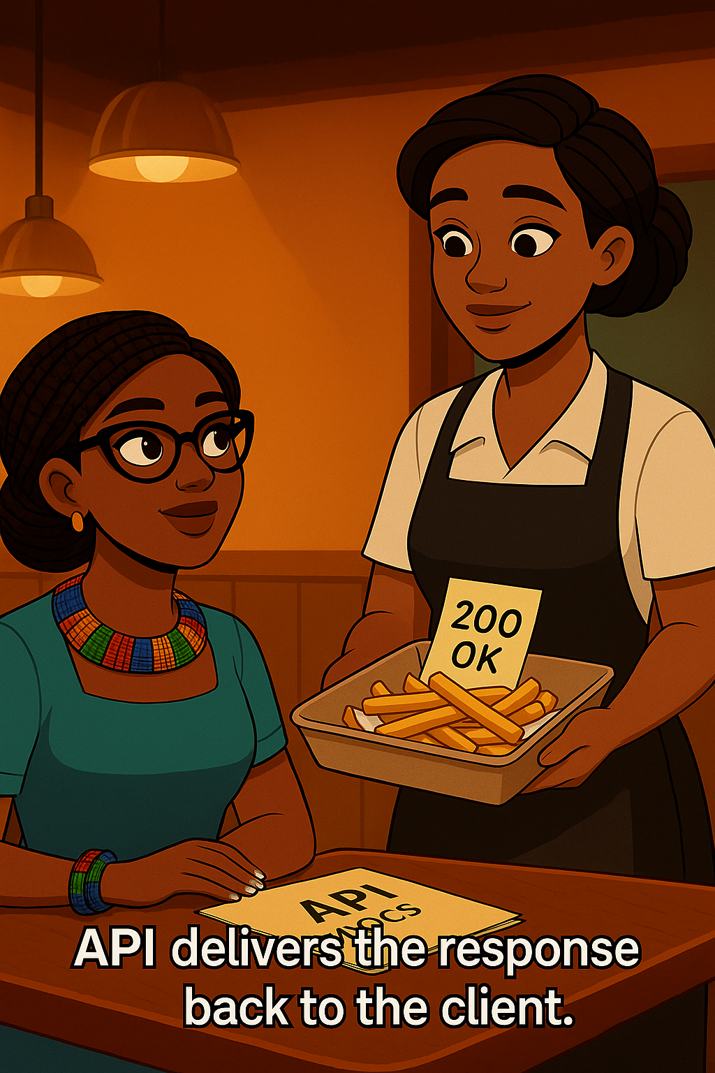 Step 5: API delivers response